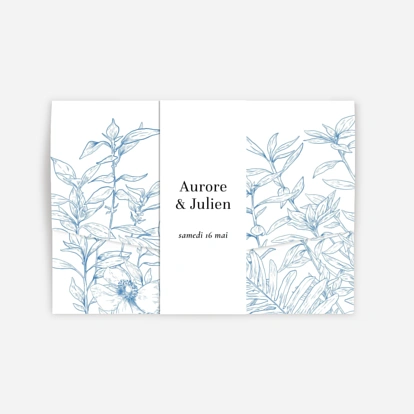 Faire-part mariage Gravure