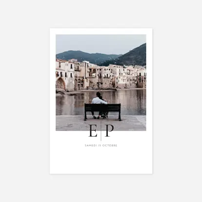 Faire-part mariage Grand écran