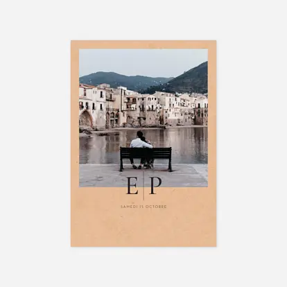 Faire-part mariage Grand écran