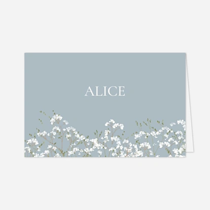 Marque-place mariage Gypsophile