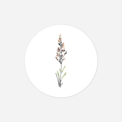 Stickers naissance Instant champêtre