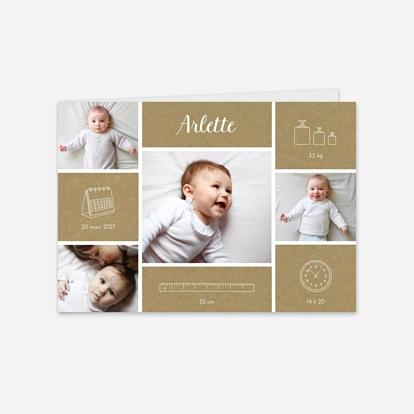 Faire-part naissance Infos précieuses