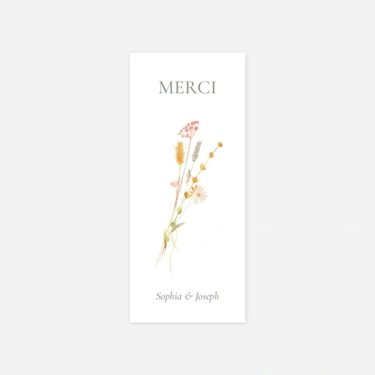 Stickers mariage Jardin bohème