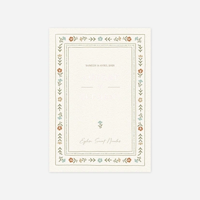 Faire-part mariage Jardin éternel