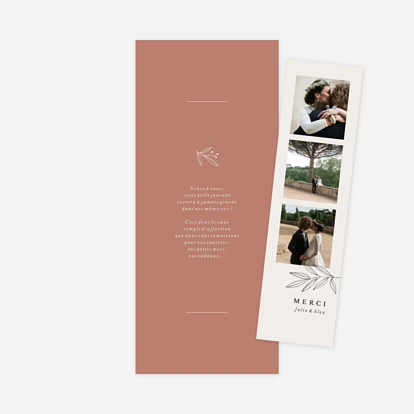 Carte de remerciements Jeune pousse