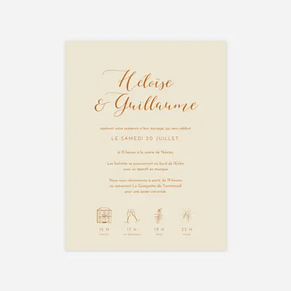 Faire-part mariage Jour festif