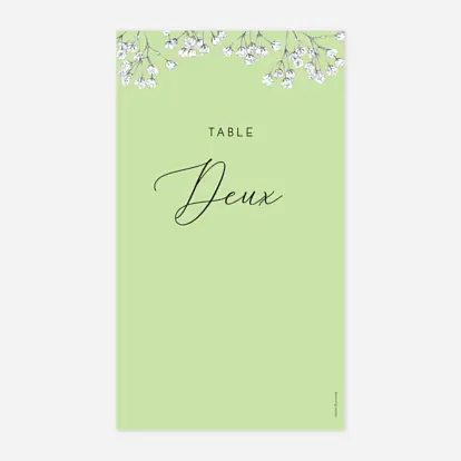 Marque-table mariage Joli brin