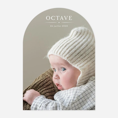 Faire-part naissance Joli détail