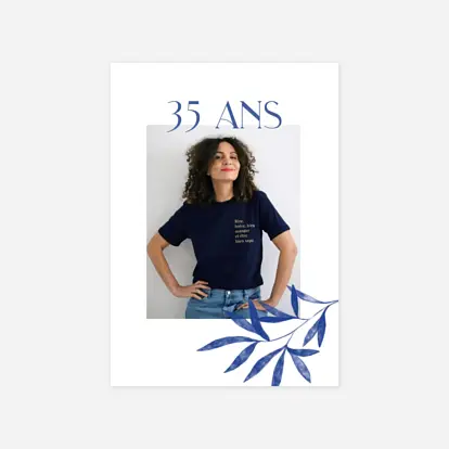 invitation anniversaire Laurier