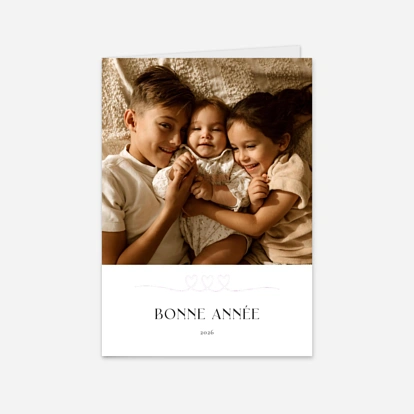 Carte de voeux Liens du coeur