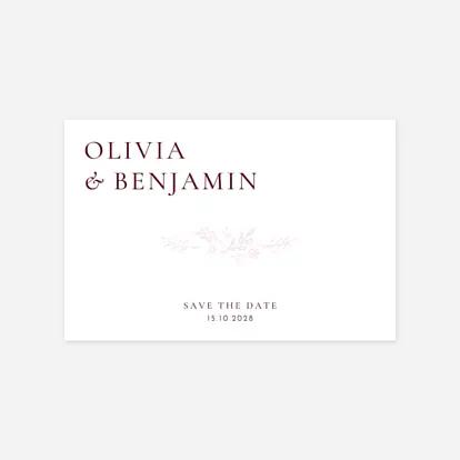 Save the date Laure de Sagazan II