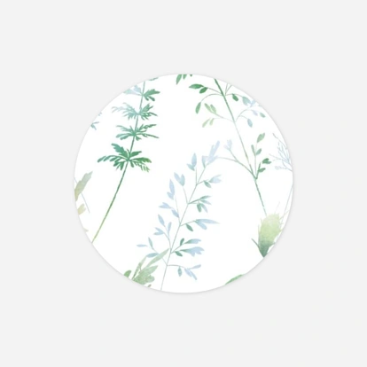 Stickers pour enveloppes baptême Les hautes herbes