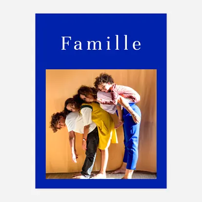 Affiche Magazine chromatique coloré