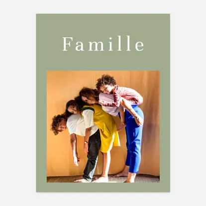 Affiche Magazine chromatique coloré