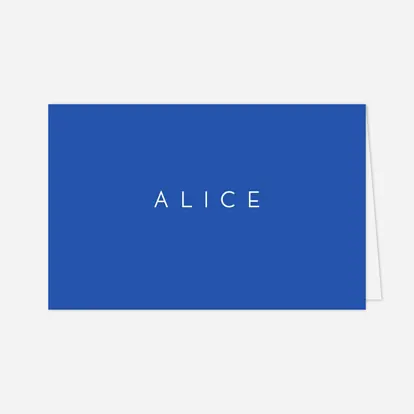 Marque-place mariage Manuscrit