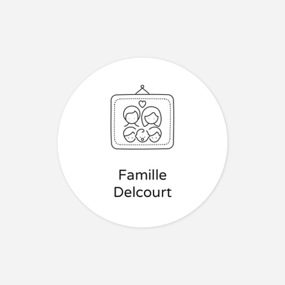 Stickers naissance Mon histoire en pictos