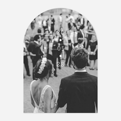 Carte de remerciements Minimal