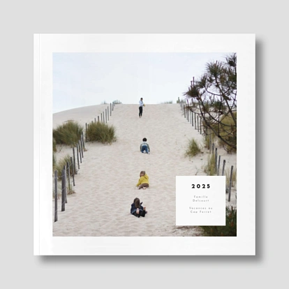 Livre photo couverture souple Minimaliste