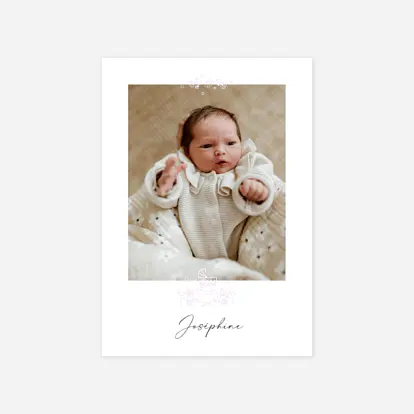 Faire-part naissance Mon petit berceau I