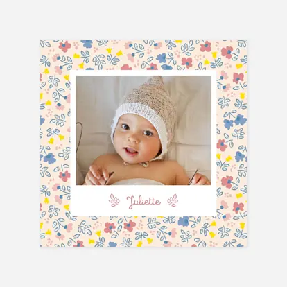 Faire-part naissance Mon premier liberty