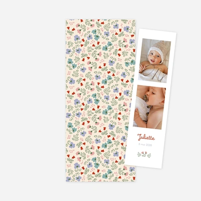 Faire-part naissance Mon premier liberty