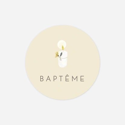 Stickers pour enveloppes baptême Mon petit trousseau