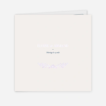 Faire-part mariage Nature chic