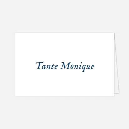 Marque-place mariage Nature chic