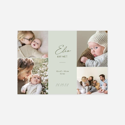 Faire-part naissance Naissance