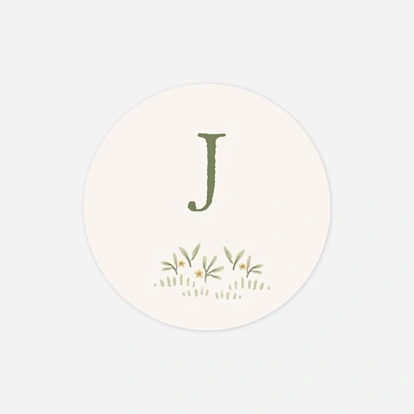 Stickers naissance Naissance au jardin