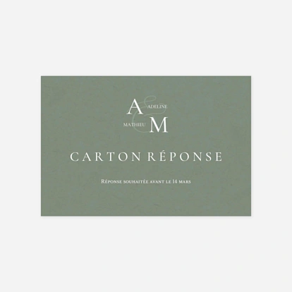 Carton réponse Notre lien