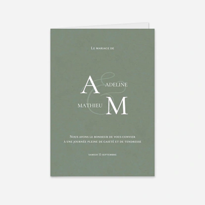 Faire-part mariage Notre lien