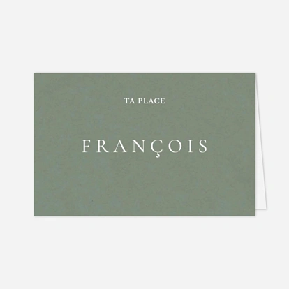 Marque-place mariage Notre lien