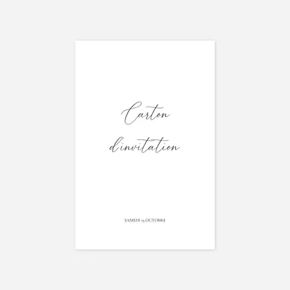 Carton d'invitation Notre lieu
