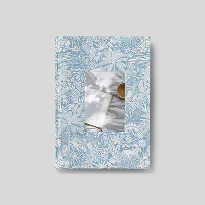 Carnet personnalisé Tissu photo embossée