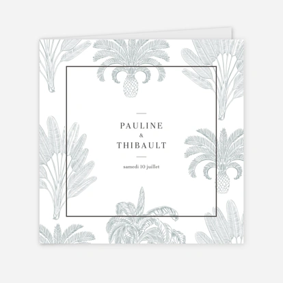 Faire-part mariage Oiseaux de paradis