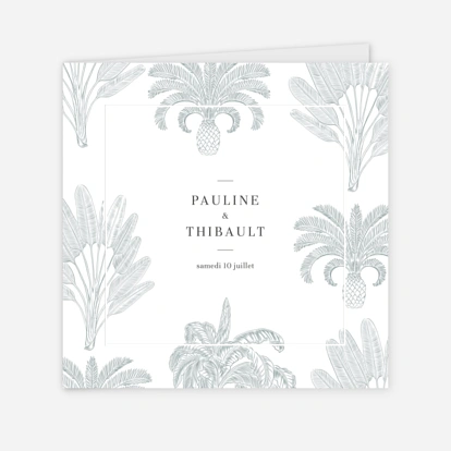 Faire-part mariage Oiseaux de paradis