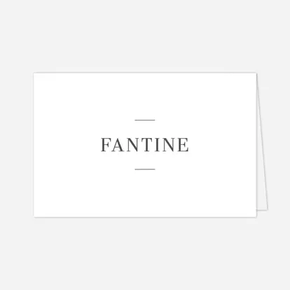 Marque-place Baptême Oiseaux de paradis