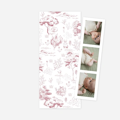 Faire-part naissance L'orée du bois