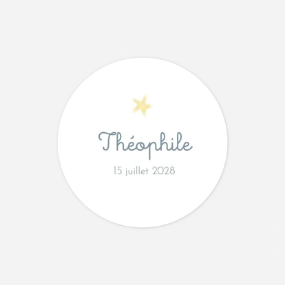 Stickers naissance Petit cirque