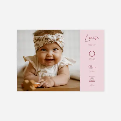 Faire-part naissance Petite douceur