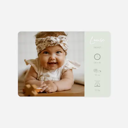 Faire-part naissance Petite douceur