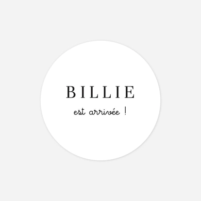 Stickers naissance Petite Étiquette