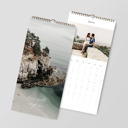 Calendrier mural cases personnalisables Photo