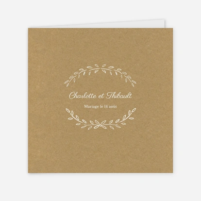 Faire-part mariage Poème