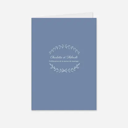 Livret de messe mariage Poème