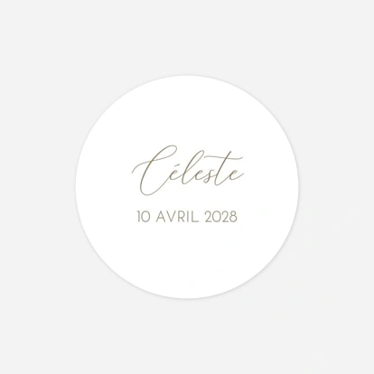 Stickers naissance Petit portrait