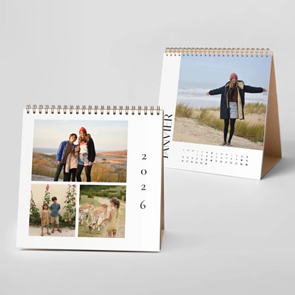 Calendrier photo chevalet Précieux moments