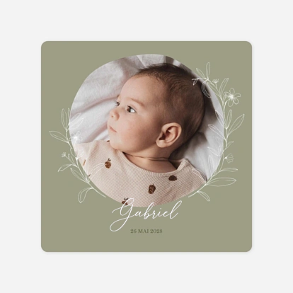 Faire-part naissance Petite âme