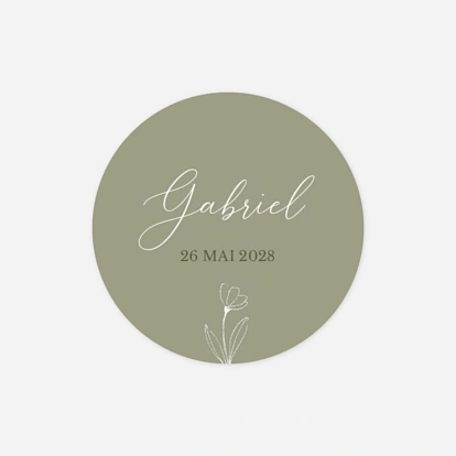 Stickers naissance Petite âme